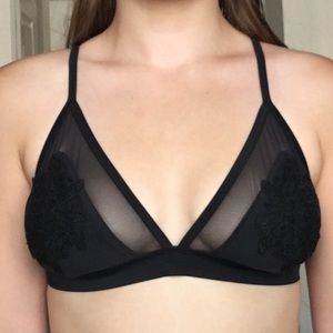 4/$25 | Black mesh bikini top